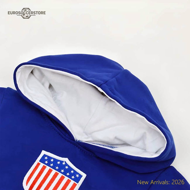 Kids USA Hoodie - Royal/White