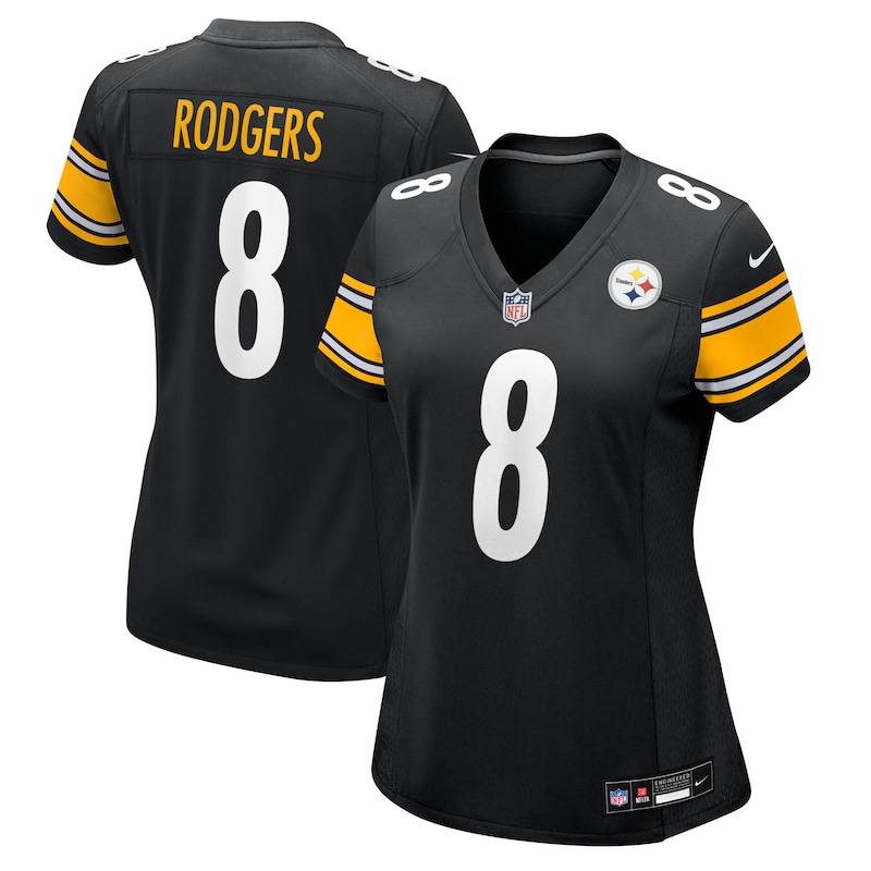 None Aaron Rodgers Fan Favorite PIT Steelers Top-Grade Jersey