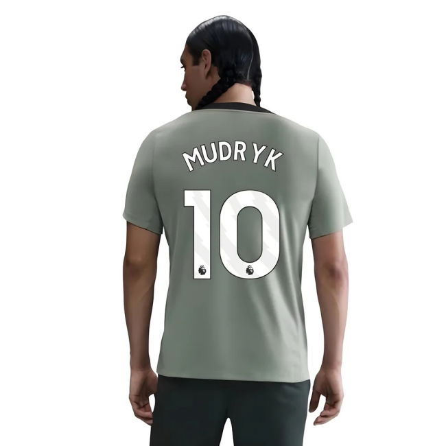 Avid Chelsea Chelsea Strike Training Shirt Jade Green Mudryk #10 P...