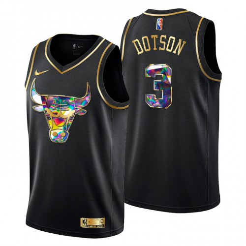 Chicago Bulls Devon #3 Authentic Style Swingman Jersey Urban Style