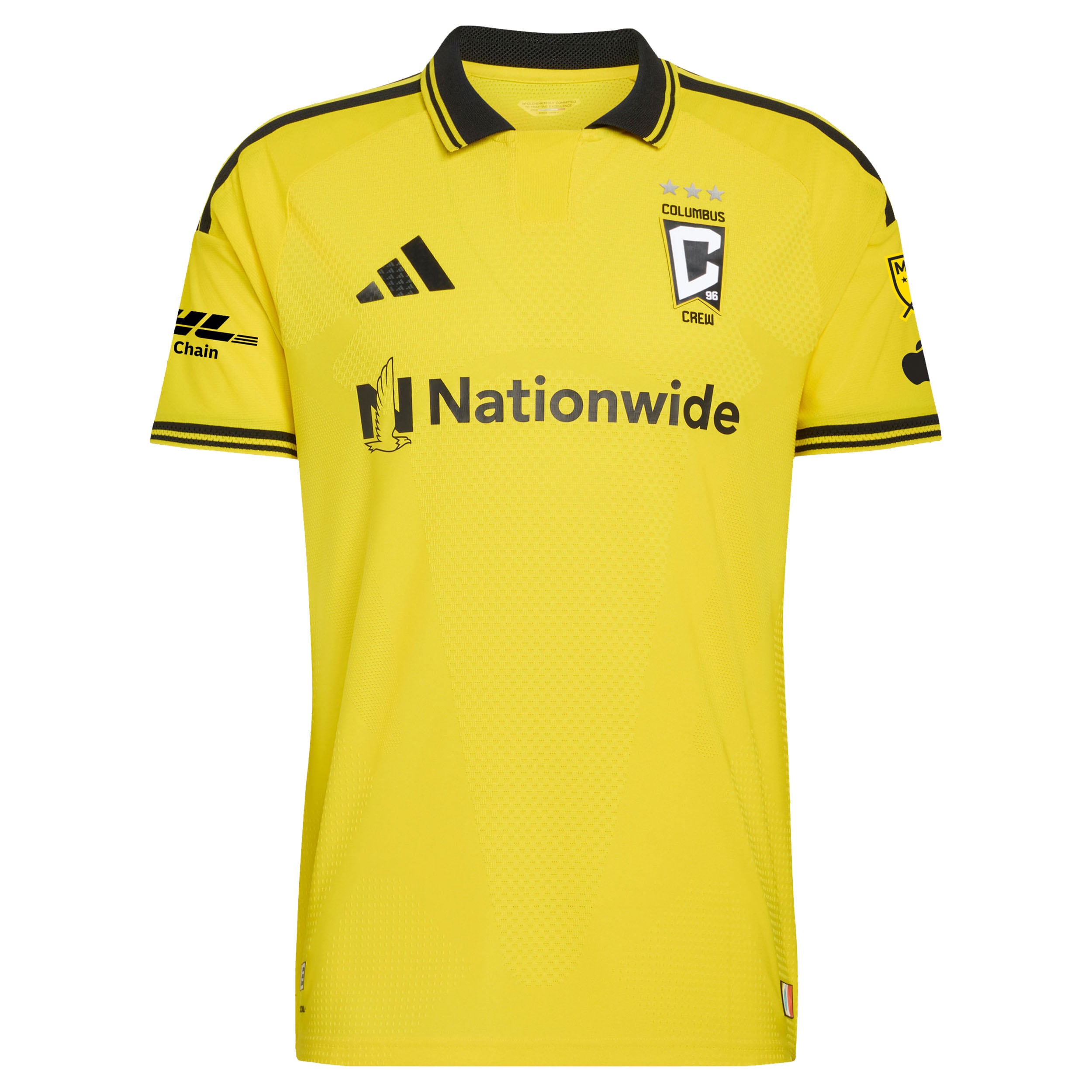 [ESK] Columbus Crew 2026 The Crafted for Excellence Kit On-Field Authentic Patch Custom Jersey - Yellow