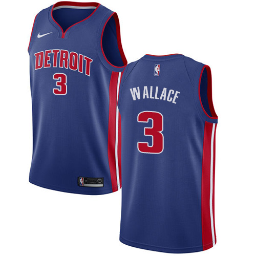 Pistons #3 Ben Wallace Professional 2024 Icon NBA Jersey - Blue