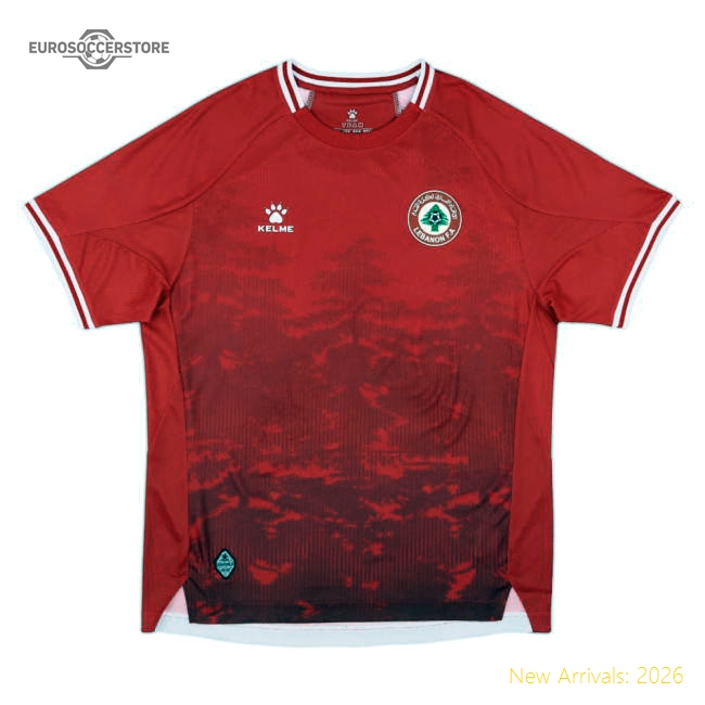 2025-2026 Lebanon First Jersey - Match Quality - Official Design