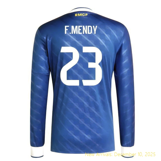 2025-2026 Real Madrid Long Sleeve RM Premium Third Shirt (F.Mendy 23)