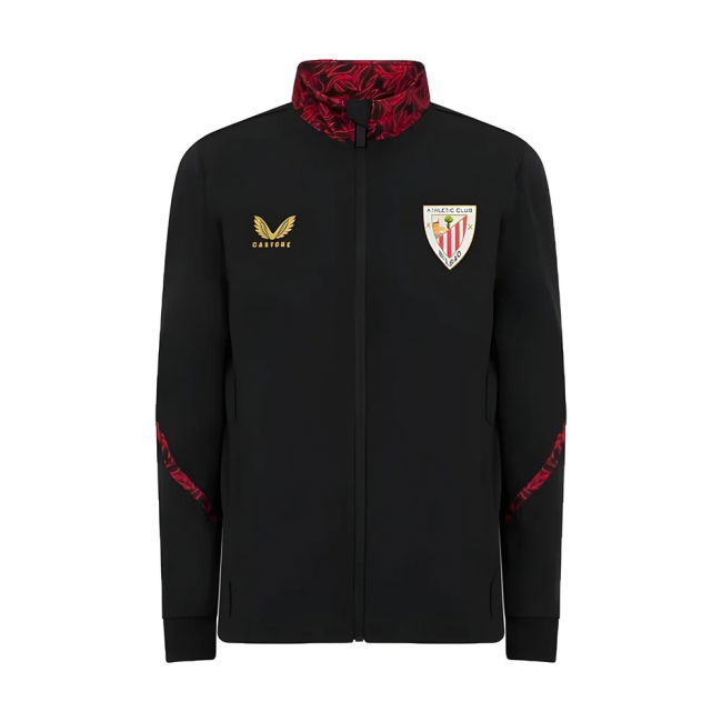 2024-2025 Athletic Bilbao Matchday Anthem Jacket Shirt for (Men
