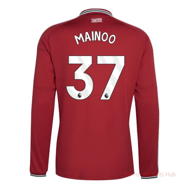 [SPK] 2026/27 Man Utd Long Sleeve Home Shirt Mainoo 37