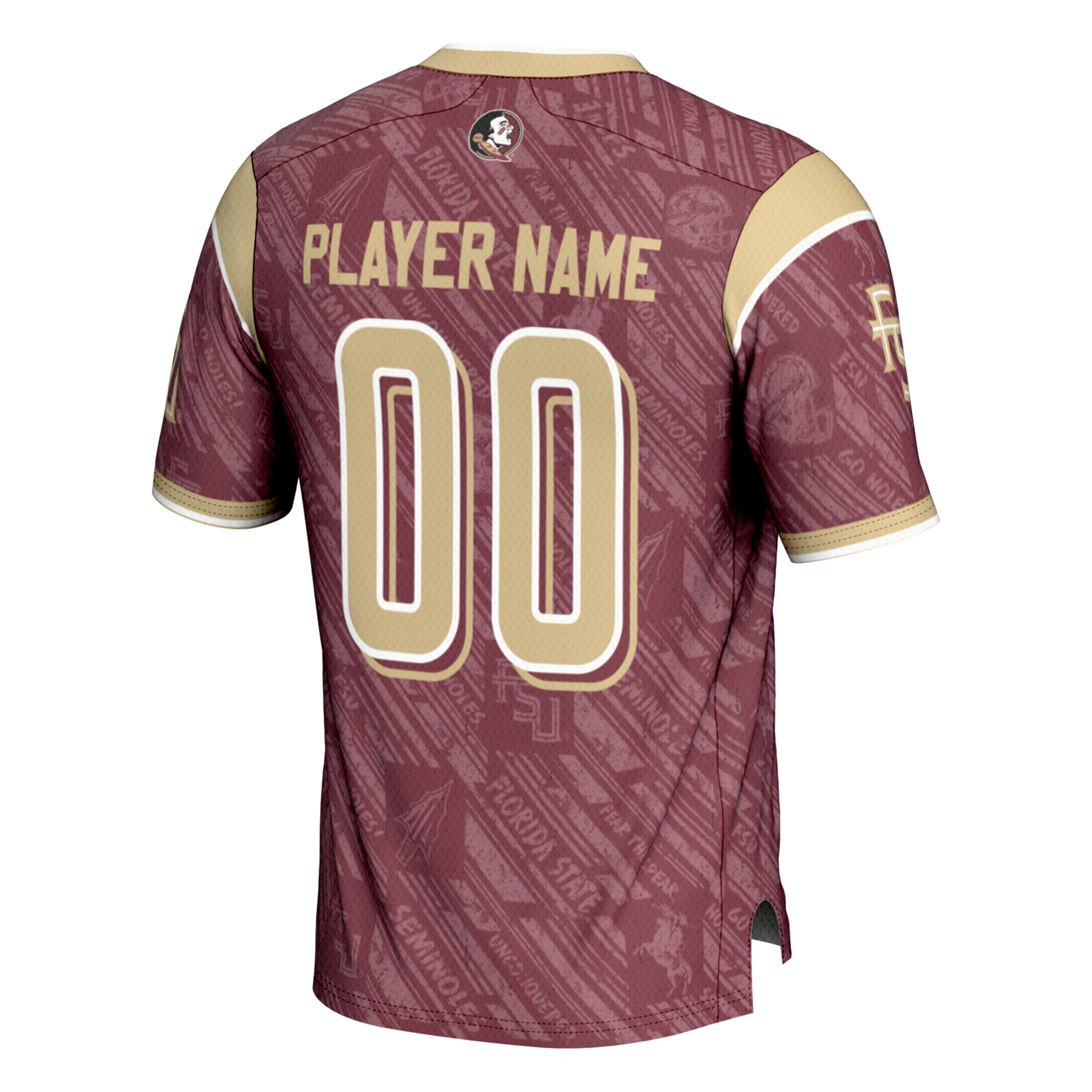 [NJP] Florida State Seminoles GameDay Greats Youth Highlight Print NIL Pick-A-Player Football Jersey - Garnet