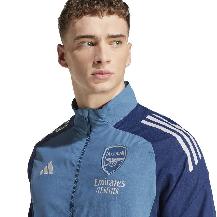 Arsenal Training Travel Jacket Pre Match Jet Blackened Blue/night Indi