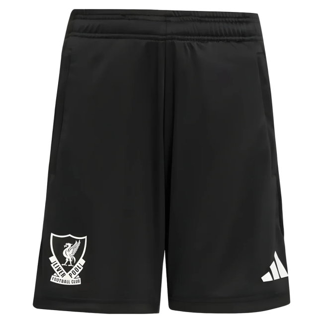 2025-2026 Liverpool EU Training Shorts (Black) - Kids