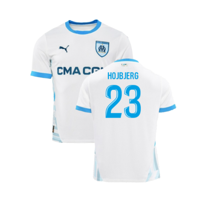 Marseille Official 2024-2025 Home Soccer Jersey - Fan Gear