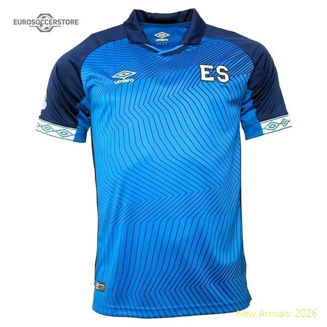 Premium El Salvador 20202021 Home Jersey () Sleek Retro