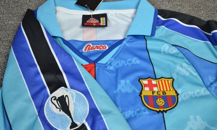 Official Elite Series Barca 9697 BARCELONA RETRO AWAY JERSEY