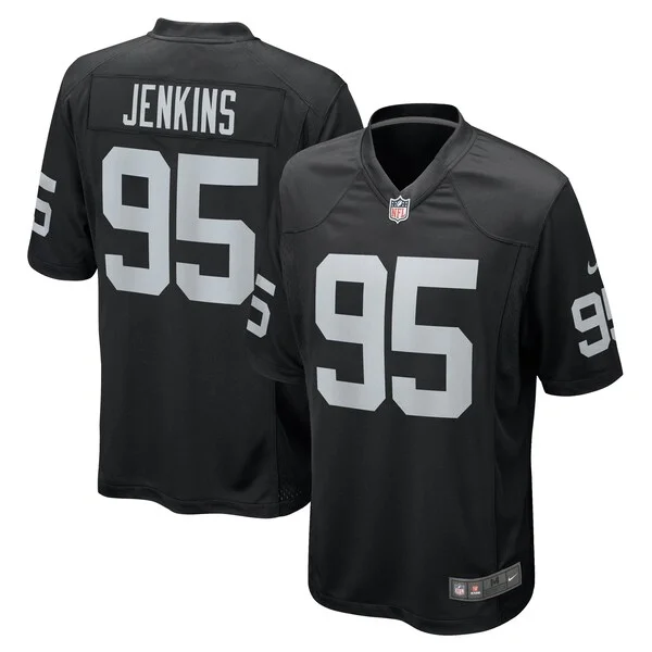 None John Jenkins Game Jersey - Black | NFL Player Jersey | NFL Footba