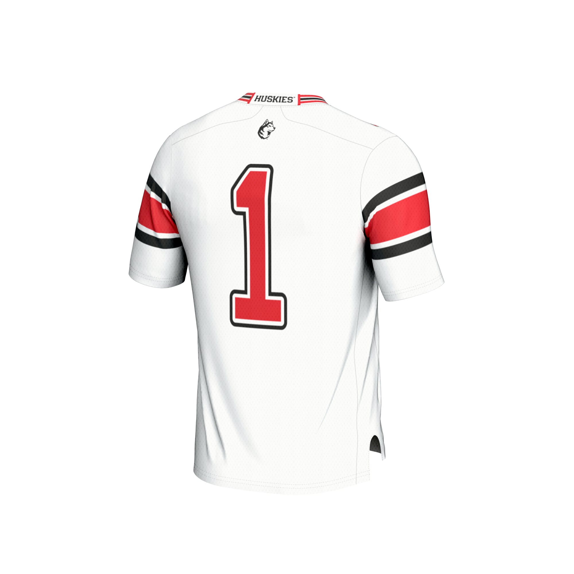 Unisex White #1 Northeastern Huskies Lightweight Collegiate Football Fashion Jersey
