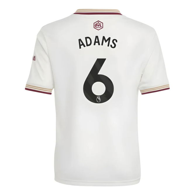 Kids Updated Durable Arsenal Third Soccer Jersey (Adams 6)