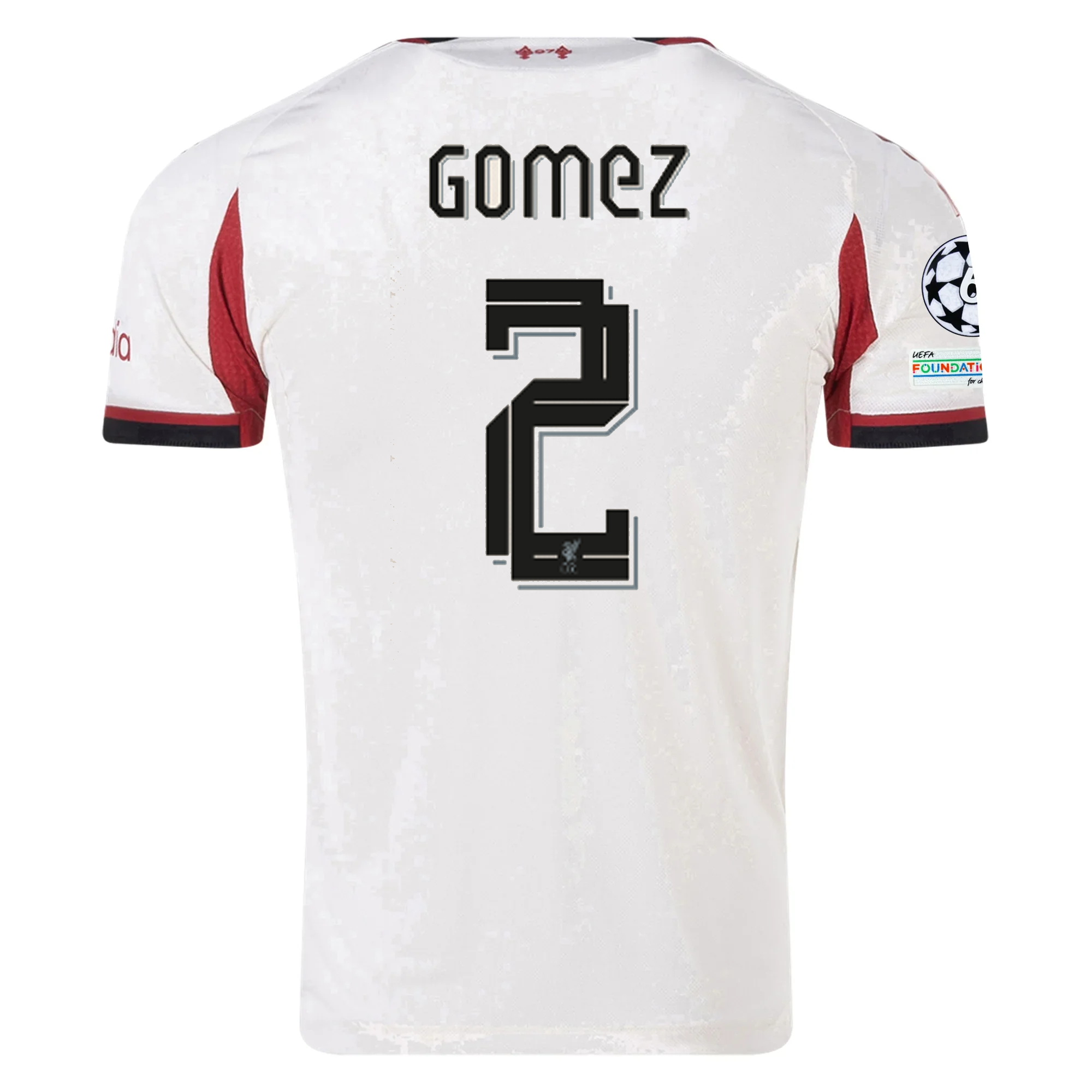 Liverpool Joe Gomez 2025-2026 UCL Away Jersey – Authentic Shirt