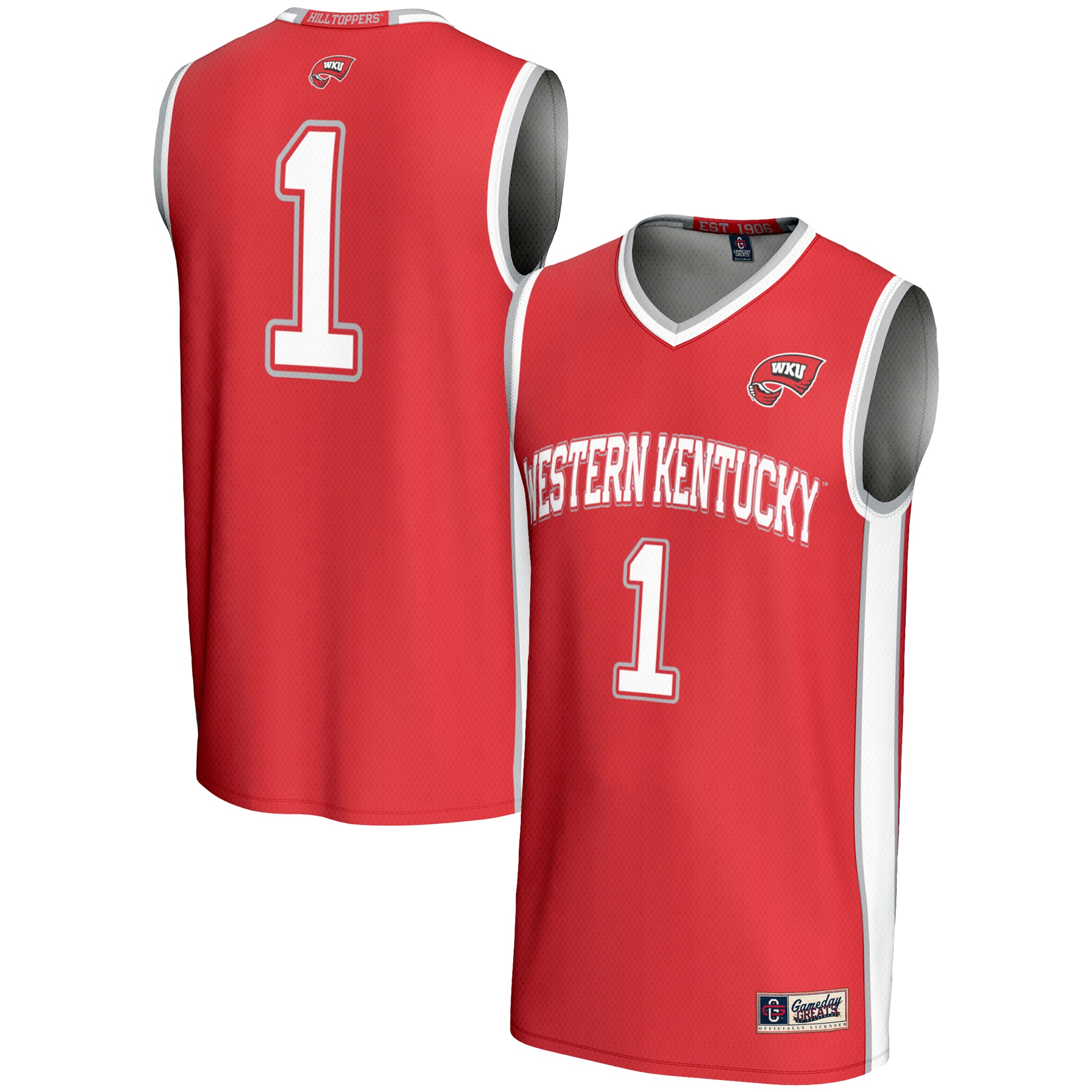 [NJP] Western Kentucky Hilltoppers GameDay Greats Youth Lightweight Basketball Jersey - Red