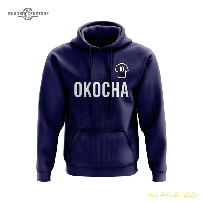 Premium Performance Jay Jay Okocha Psg Number Hoody (Navy)