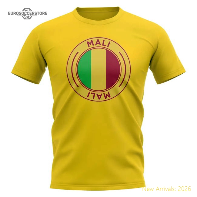 Superior Mali Football Badge T-shirt (yellow) - Cost-effective