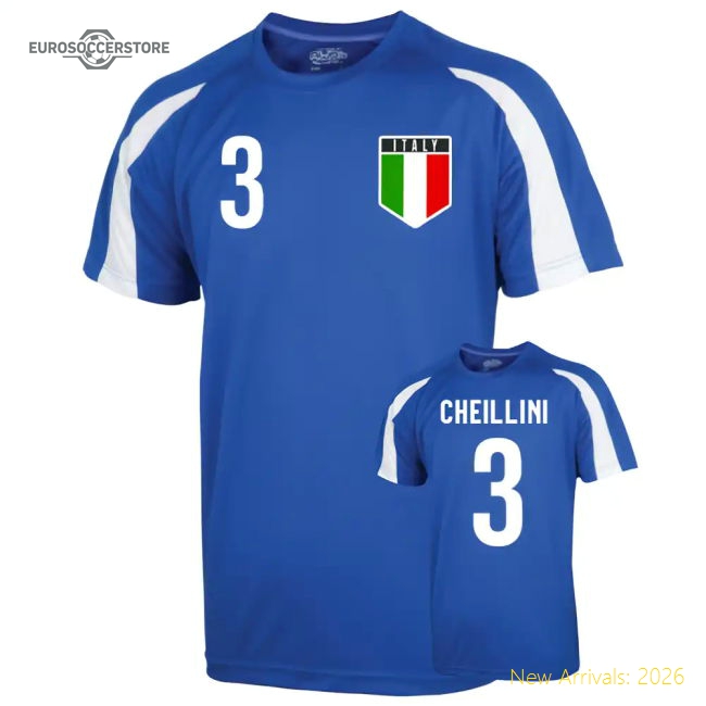 Italy Sports Training Jersey (chiellini 3) - Kids