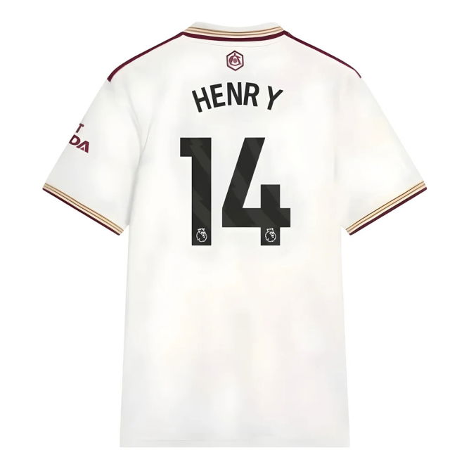 2025-2026 Arsenal Third Shirt (Henry 14) (Match Day)
