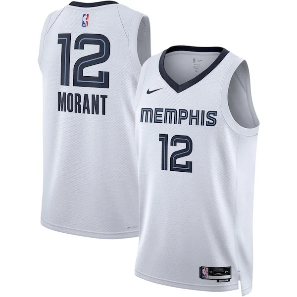 Ja Morant MEM Swingman Jersey - fashionable Basketball - Navy #1
