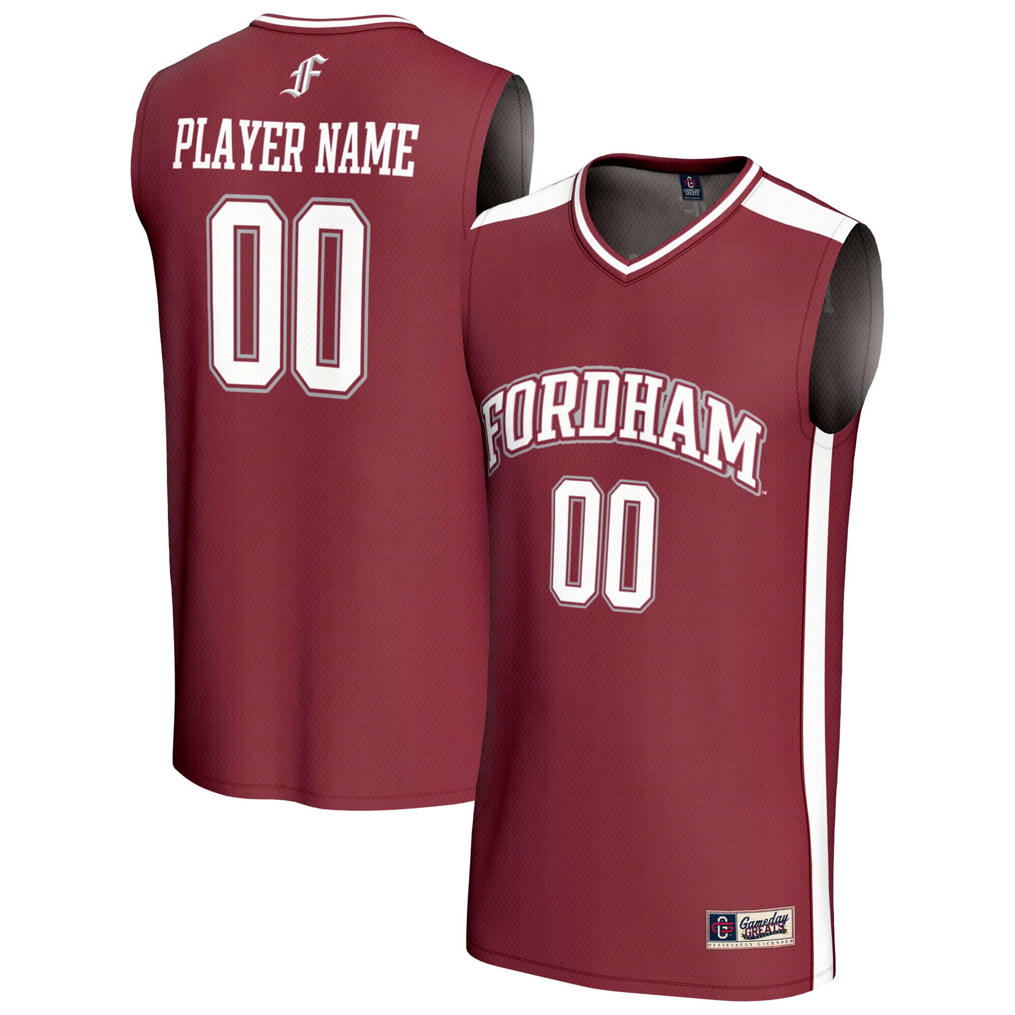 [DDG] Fordham Rams GameDay Greats Unisex Lightweight Collegiate Women's Basketball NIL Pick-A-Player Fashion Jersey - Maroon
