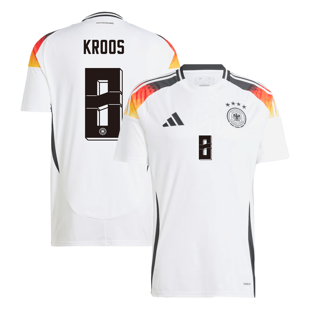 UEFA Euro 2024 Germany Home KROOS 8 Soccer Jersey Football Shirt -