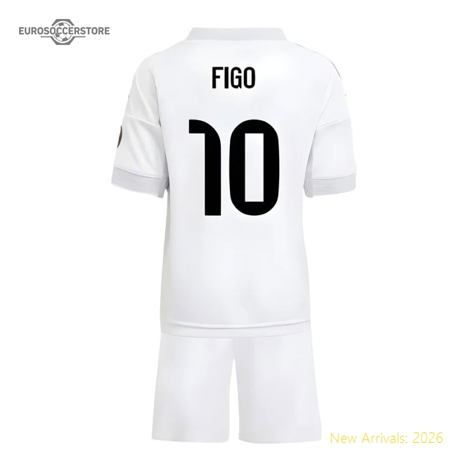 Professional-Grade 2025-2026 Real Madrid Home Mini Kit (Figo 10)