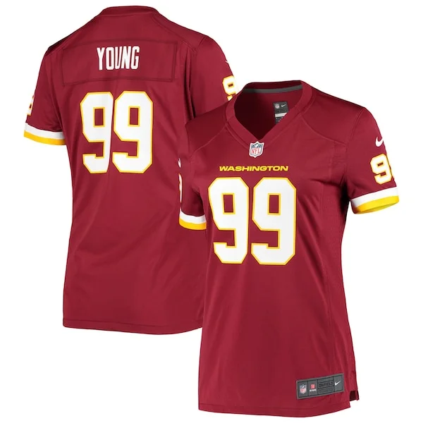 None Game NFL Jersey - Burgundy | Authentic Football Apparel