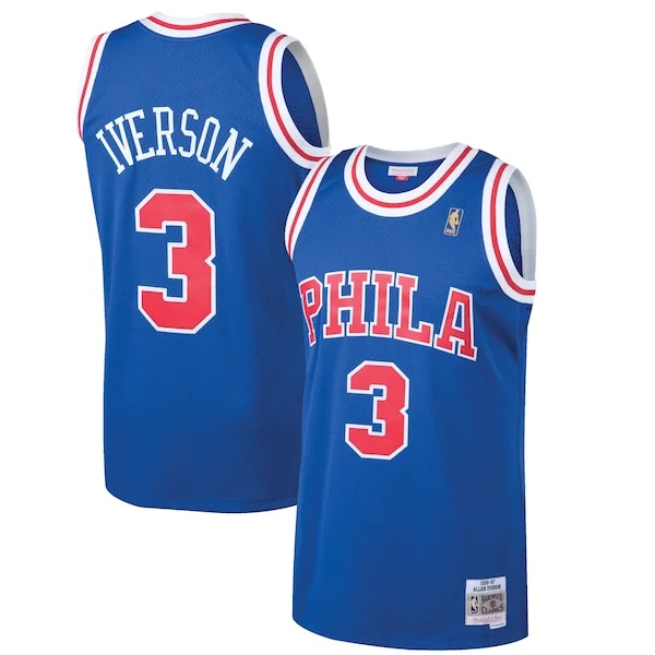 High-Quality Allen Iverson PHI NBA Swingman Jersey - Licensed Product