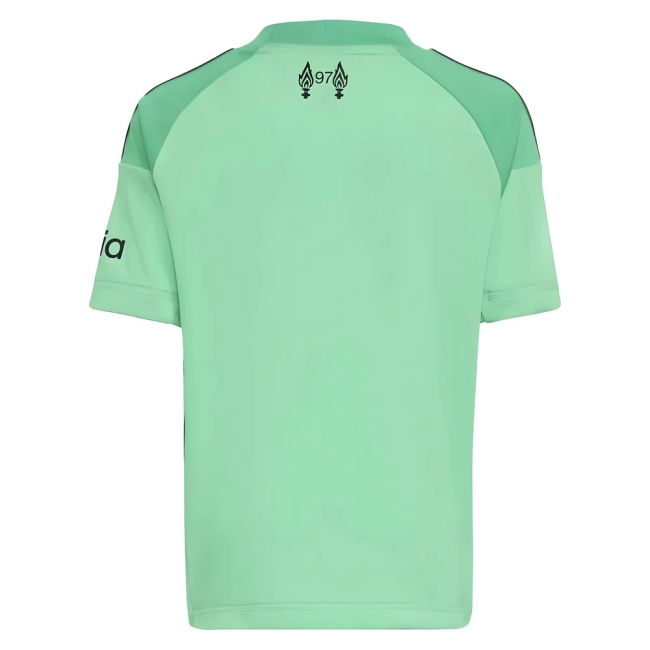 2025-2026 Liverpool Home Goalkeeper Mini Kit