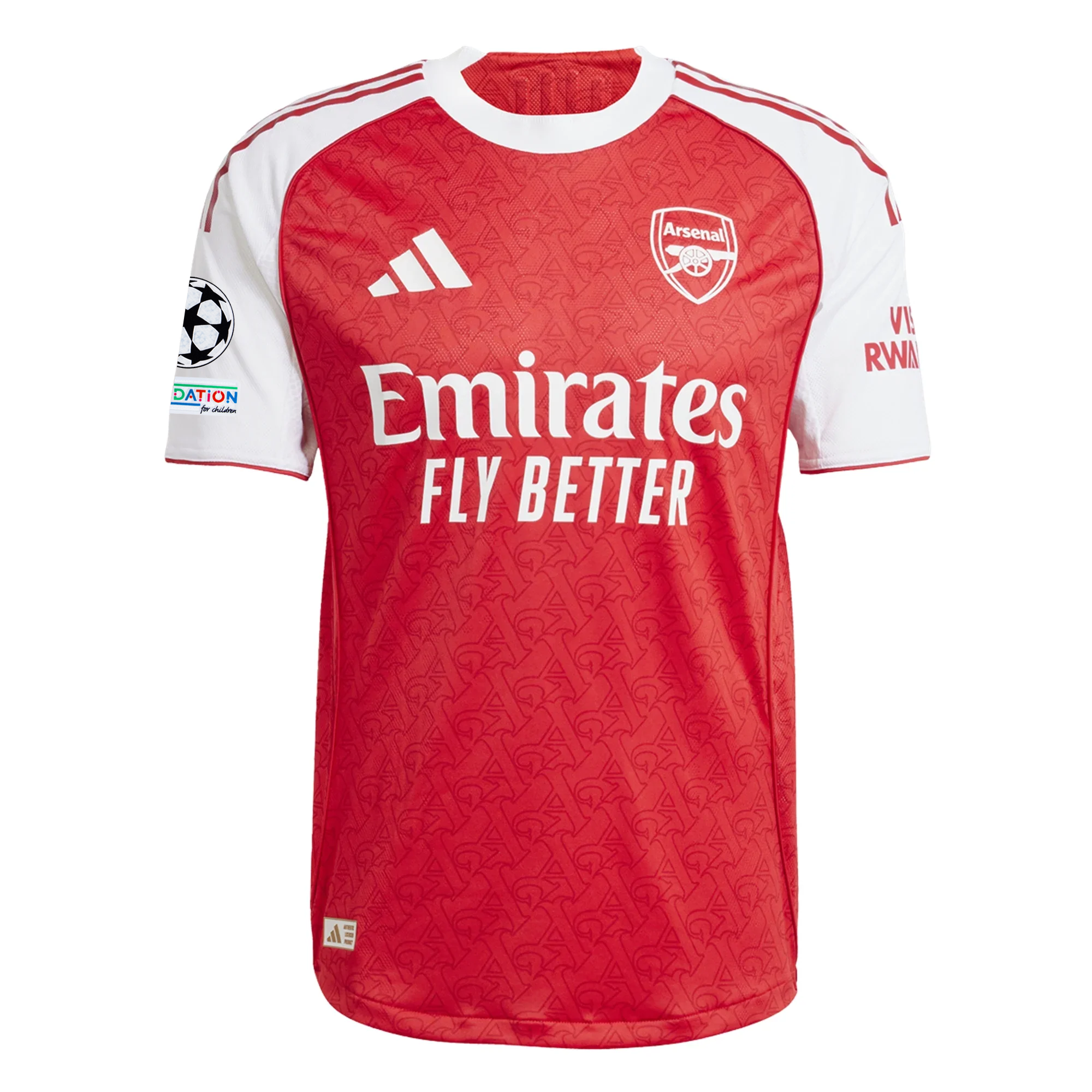 Arsenal Patches 2025-2026 UCL Home Jersey – Authentic Shirt