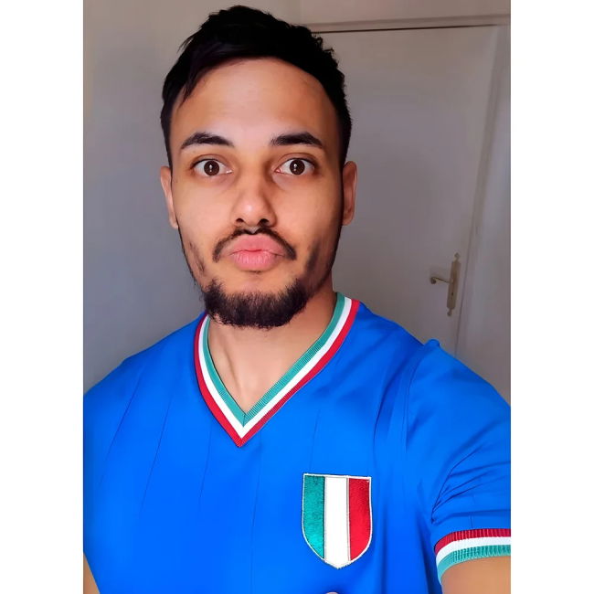 Vintage Italy Gli Azzurri Soccer Jersey Official Oranje