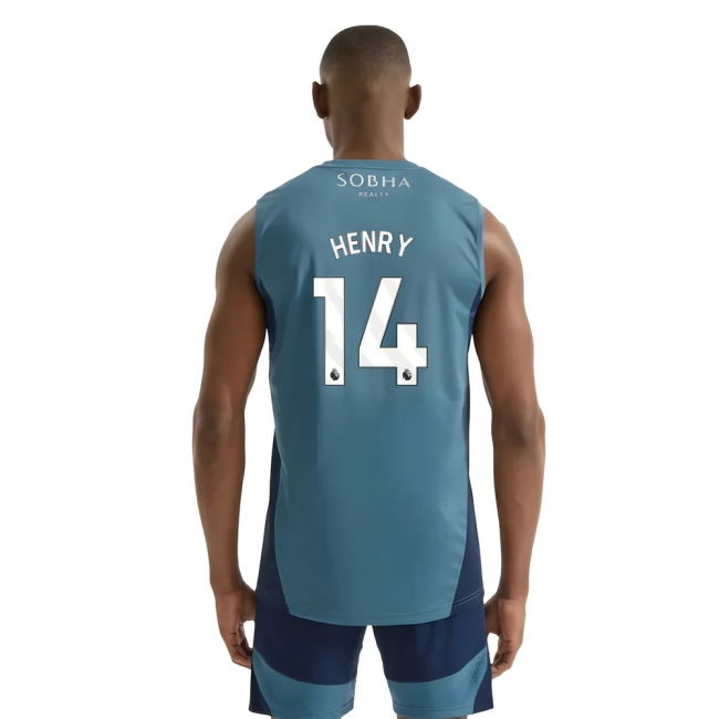 2025-2026 Arsenal Sleeveless Jersey (Blanch Blue) (Henry 14) (Colle...