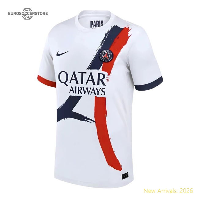 Psg Legacy Away Jersey Breathable Anti-odor Stretchy Quick-dry