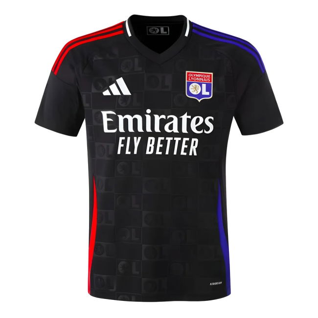Olympique Lyon 2024-2025 Away Football Kit | Player Issue