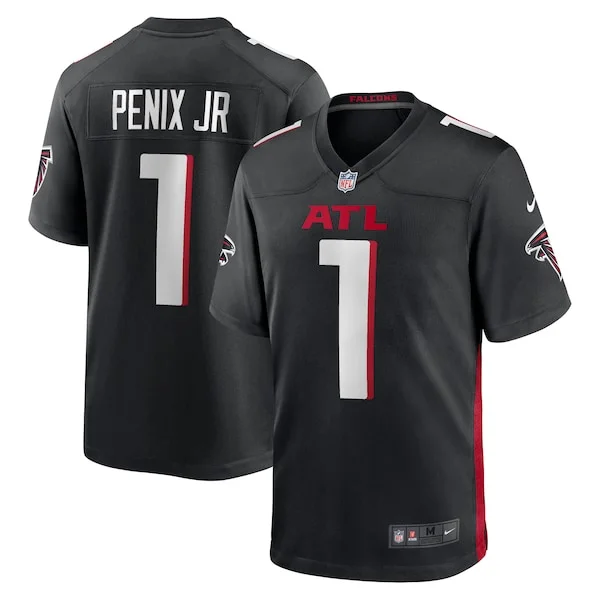 None Michael Penix Game Jersey - Black | NFL Player Jersey | NFL Footb
