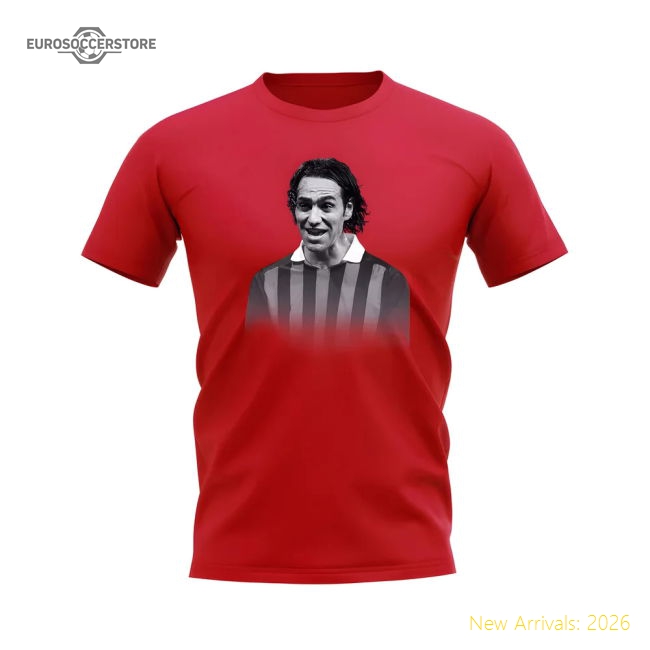 Premium Best-Selling Alessandro Nesta Ac Milan Legend T-Shirt (Red)