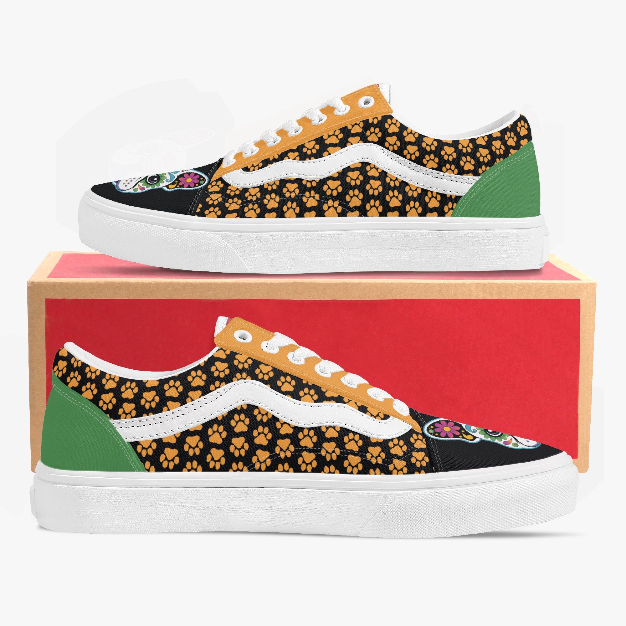 Domino - Trendy Low-Top Canvas Sneakers