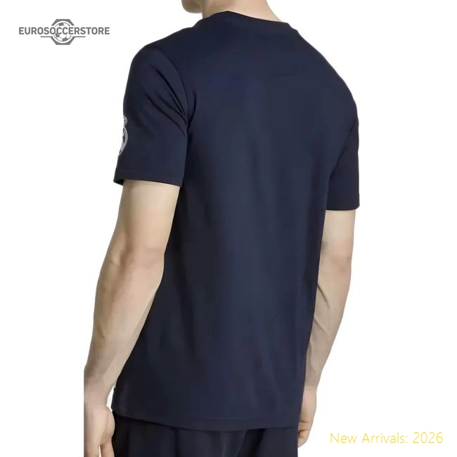 2025-2026 Real Madrid Us Tee (navy) - Supporter Edition