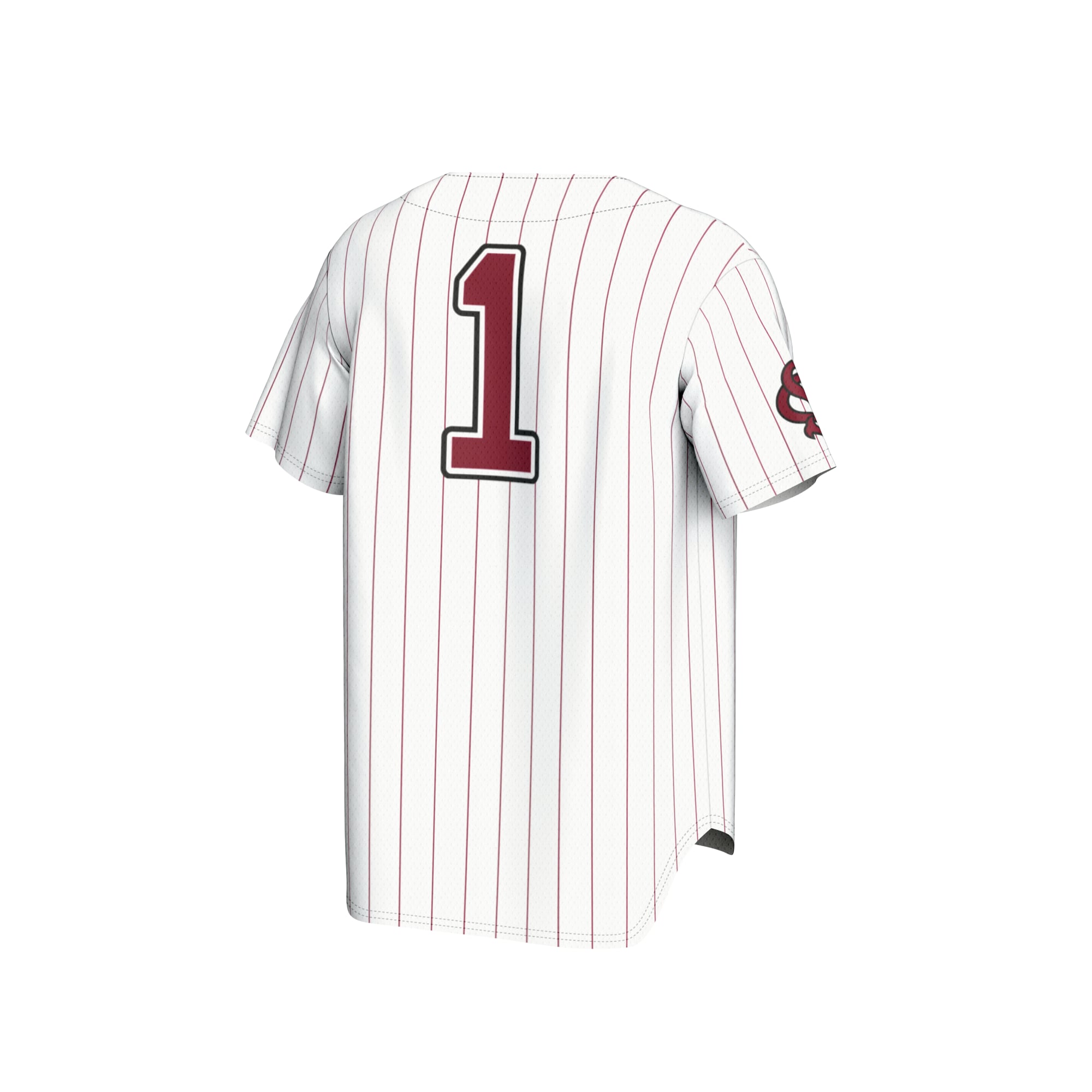 #1 South Carolina Gamecocks GameDay Greats Youth Lightweight Baseball Fashion Jersey - White