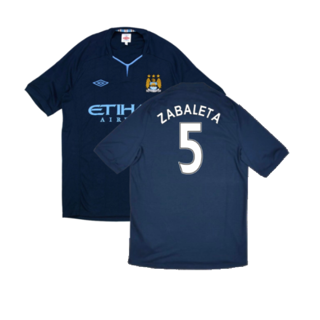 Zabaleta 5 Official Licensed Manchester City Away Fan Shirt for Adults