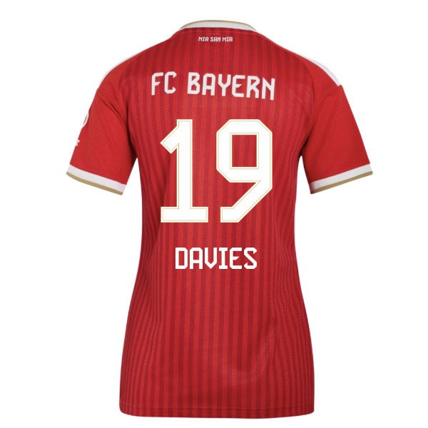 [JED] 2026-2027 Bayern Munich Home Shirt (Womens) (Davies 19)