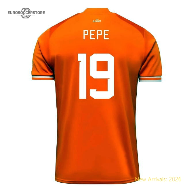 Ivory Coast Home Afcon Winner Kit Match Version Jersey