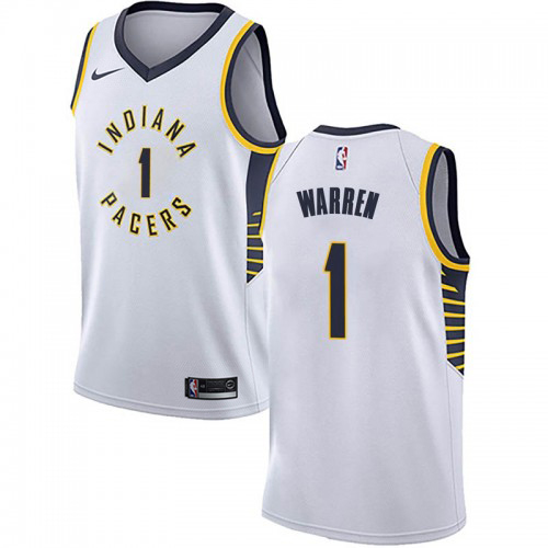 Nike Indiana Pacers #1 TJ Warren White Womens NBA Swingman Association Edition Jersey Womens