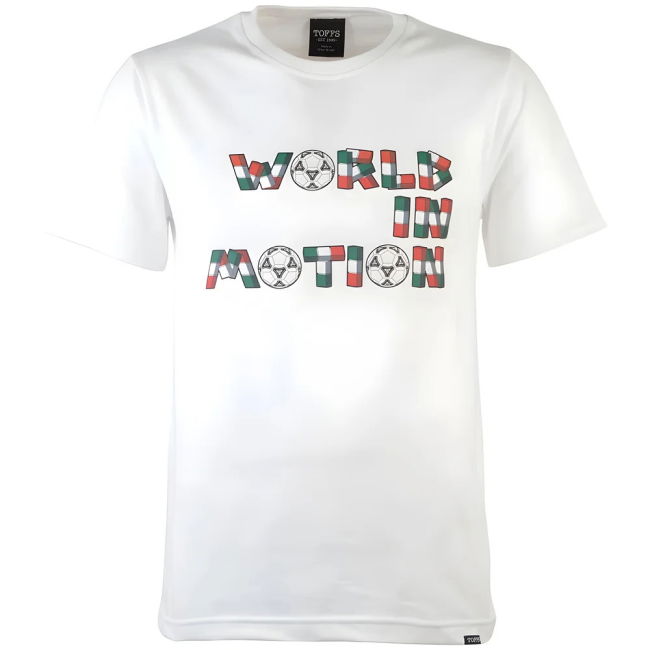 World In Motion Italia 90 - White T-Shirt Quality Holland
