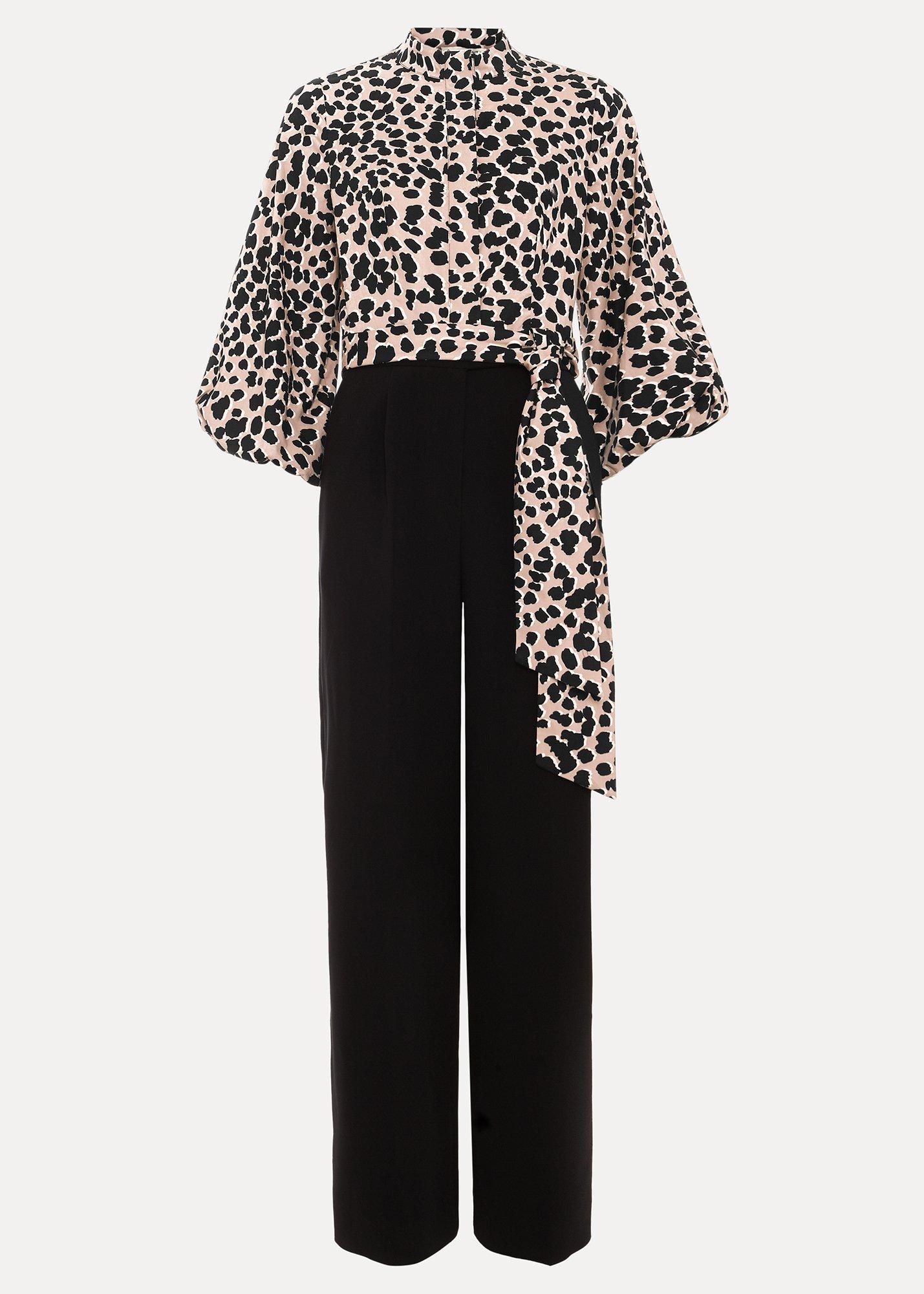 Petite Bree Leopard Jumpsuit