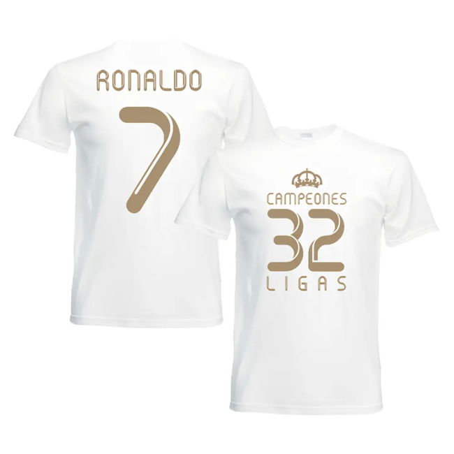 2012 Real Madrid Champions - Ronaldo 7 official style T-Shirt (Men