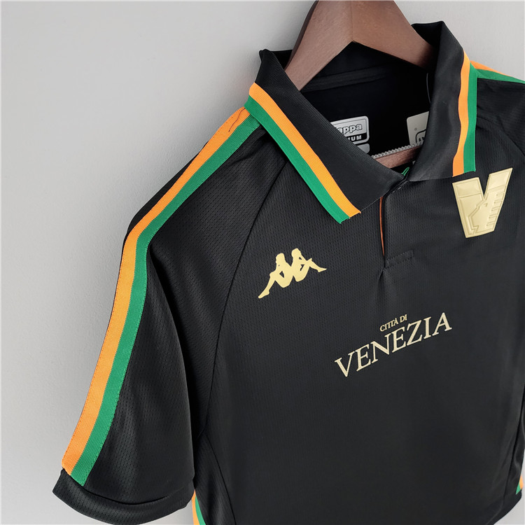 Venezia FC 2223 Home Black Soccer Jersey Football Shirt - Official